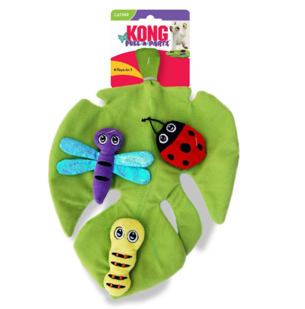 Kong Holiday Pull-A-Partz Present Cat Toy