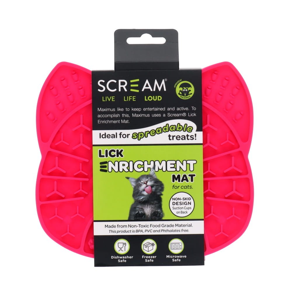 Scream Lick Mat Suction Base - Pink