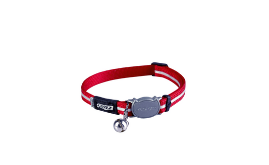 Collar Rogz Alleycat Xsml - Red