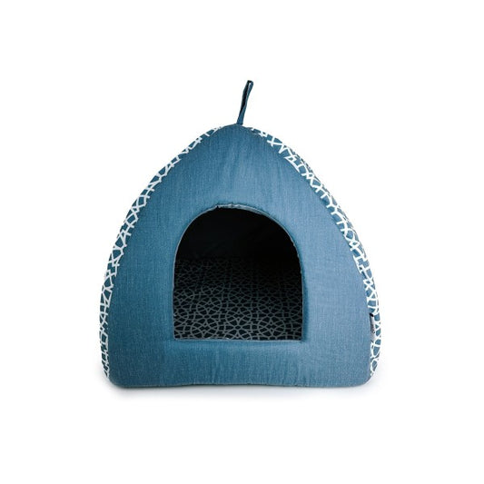 Cattitude Igloo Marrakesh Steel Blue Small