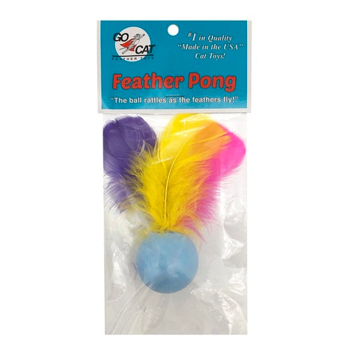 Go Cat Feather Pong Toy