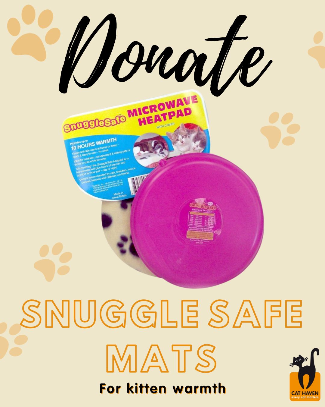 Snuggle safe best sale for cats