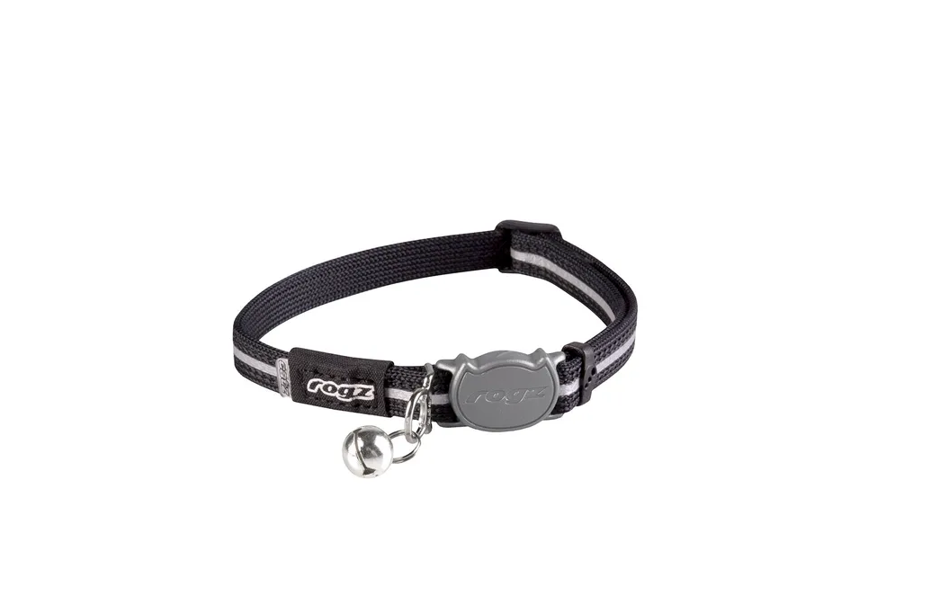 Collar Rogz Alleycat Sml - Black