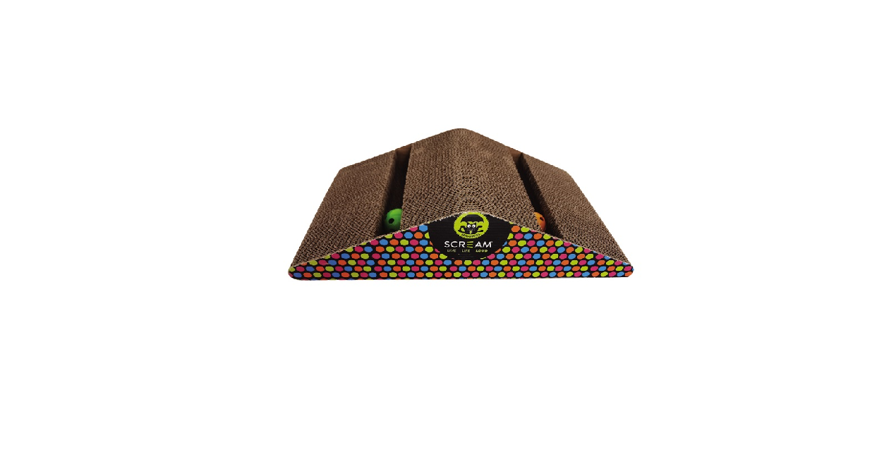 Scream Triangle Scratcher Multicolour