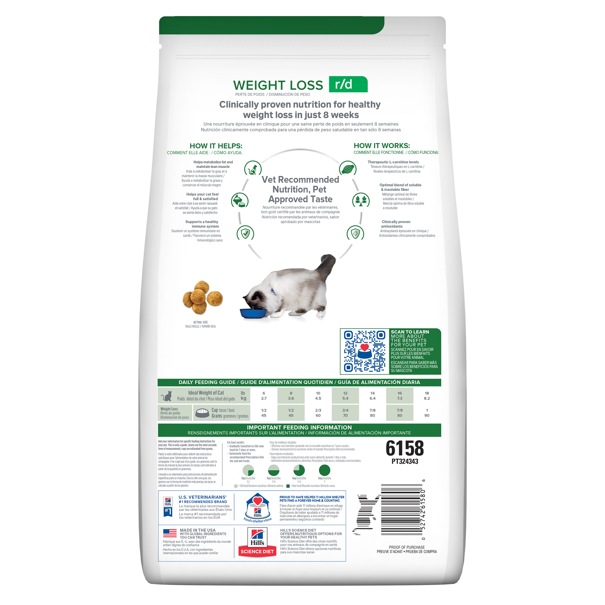 Hills veterinary outlet diet cat food